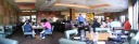 The spacious second floor, filled with outside light.  It's snazzy; 
the picture doesn't capture this fact.  The first floor, with its 
welcoming bar, is more impressive.
